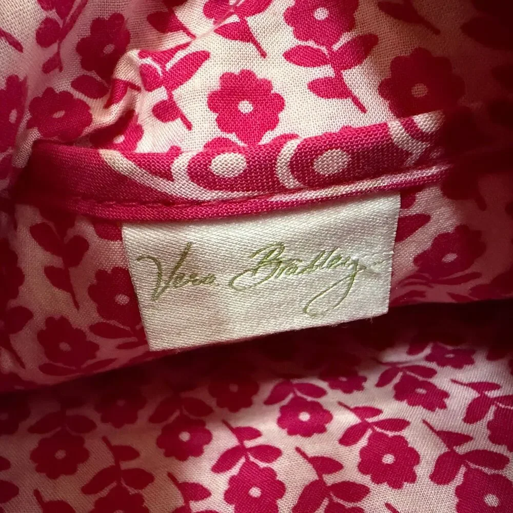 Vera Bradley Hipster Crossbody Twirly Bird Pink Retired 2010-2011